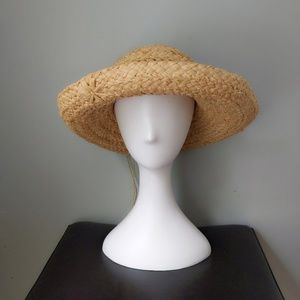 Vtg Helen Kaminski Classic 5 Raffia Straw Hat